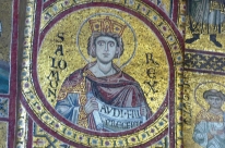 Cathedral Monreale-Sicily- mosaic from 1180- King Salomon  Audi-fill