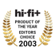 hi-fi+ AWARDS Product of the year and Editors Choice hi-fi+ AWARDS Product of the year and Editors Choice